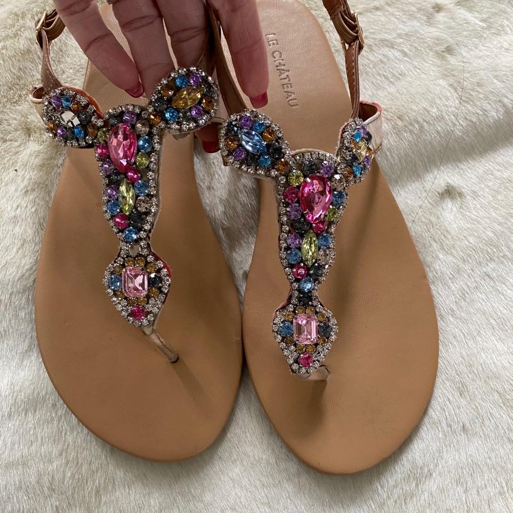 Rhinestone sandals